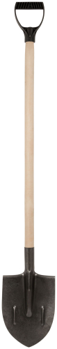 Лопата штыковая, "рельсовая сталь", с деревянным черенком  210х385х1440 мм в г. Санкт-Петербург 