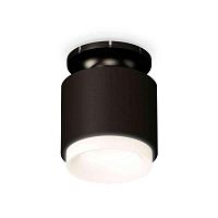 Комплект накладного светильника Ambrella light Techno Spot XS7511064 SBK/PBK/FR черный песок/черный полированный/белый матовый (N7926, C7511, N7165) в г. Санкт-Петербург 
