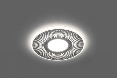 Светильник встраиваемый с белой LED подсветкой Feron CD950 потолочный MR16 G5.3 белый матовый 29712 в г. Санкт-Петербург  фото 2