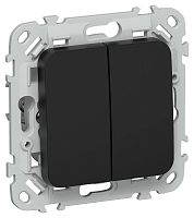FI-V15-0-10-1-K02 Выключатель жалюзи СП FLITE ВЖ52-2-0-ФлЧ 10А механизм черн. IEK 