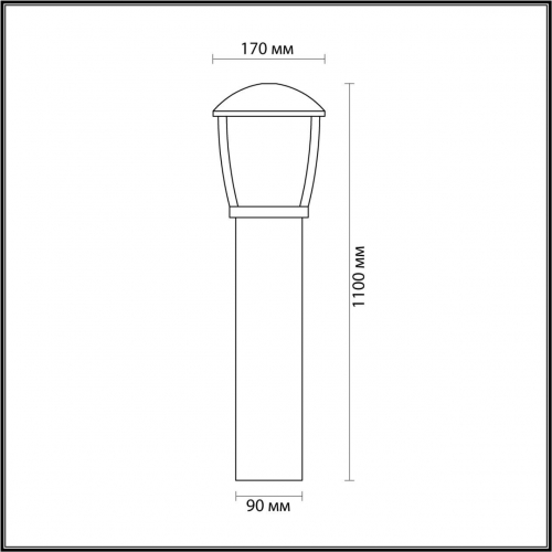 Уличный светильник Odeon Light Nature Tako 4051/1F в г. Санкт-Петербург  фото 2