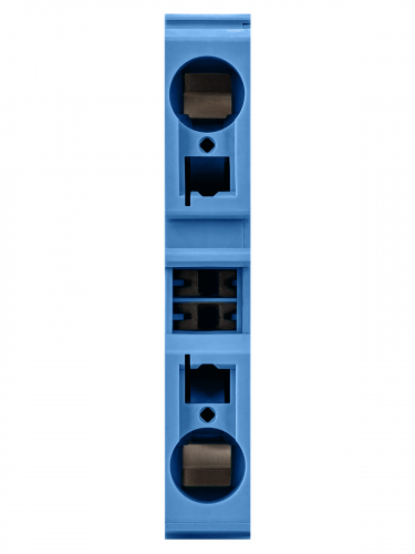 Зажим клеммный безвинтовой (ЗКБ) 35мм2 125А с заглушкой синий TDM в г. Санкт-Петербург  фото 5