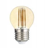 Лампа светодиодная филаментная PLED OMNI 8Вт G45 3000К тепл. бел. E27 230В/50Гц Gold JazzWay 5021600 в г. Санкт-Петербург 