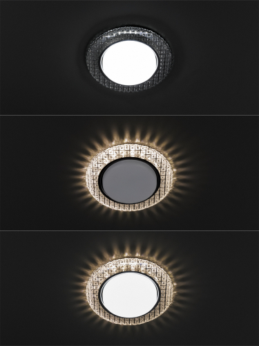 Светильник встраиваемый СВ 03-17 GX53 230В LED подсветка 5 Вт зеркальный/хром TDM в г. Санкт-Петербург  фото 4