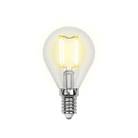 Лампа светодиодная. Форма ''шар'', прозрачная. Air. (4000K). LED-G45-7,5W/NW/E14/CL GLA01TR