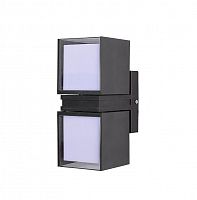 5053151 Светильник светодиодный архитектурный PWL-23095 2х8Вт 4000К BL IP54 фасадный исполнение двухсторон. черн. Pro JazzWay 