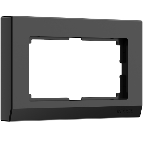 Рамка для двойной розетки (черный) W0081808 в г. Санкт-Петербург 