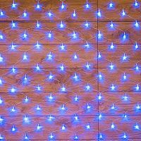 Гирлянда светодиодная "Сеть" 1.5х1.5м 150LED син. 12Вт IP20 провод ПВХ прозр. Neon-Night 215-123 в г. Санкт-Петербург 