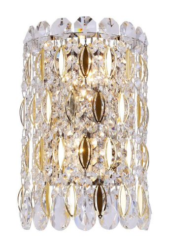 Настенный светильник Crystal Lux Lirica AP2 Chrome/Gold-Transparent в г. Санкт-Петербург  фото 4