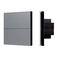 055482 Панель кнопочная SMART-ZB-801-22-1G-4SC-MULTI-IN Grey 230В IP20 пластик INTELLIGENT ARLIGHT 