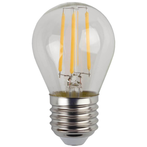 Лампа светодиодная филаментная ЭРА E27 7W 4000K прозрачная F-LED P45-7W-840-E27 Б0027949 в г. Санкт-Петербург 