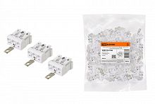 SQ0510-0108 Клемма пружинная соединительная КСПз3-L+N+PE, 16 A, с заземлением под винт TDM