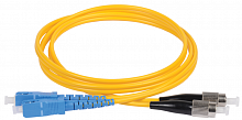 Патч-корд оптический коммутационный переходной для одномодового кабеля (SM); 9/125 (OS2); SC/UPC-FC/UPC (Duplex) (дл.70м) ITK FPC09-SCU-FCU-C2L-70M в г. Санкт-Петербург 