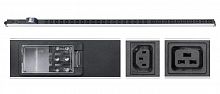 9546c Блок розеток для 19дюйм шкафов PDU-32-10C19-20C13-B-T вертик. 10 розеток IEC 320 C19 20 розеток IEC 320 C13 32А автомат защиты алюм. корпус клем. колодка Cabeus 