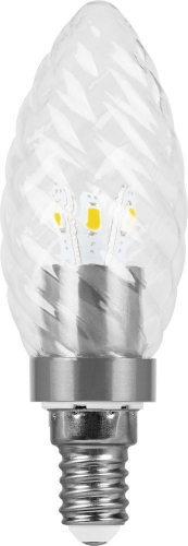Лампа светодиодная Feron LB-77 Свеча E14 3,5W 4000К 25333 в г. Санкт-Петербург 