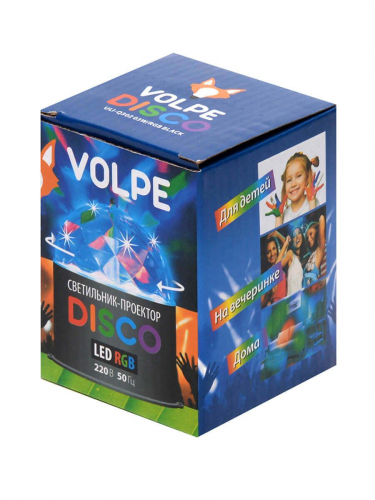 Светодиодный светильник-проектор Volpe Disco ULI-Q302 03W/RGB Black 09840 в г. Санкт-Петербург  фото 3