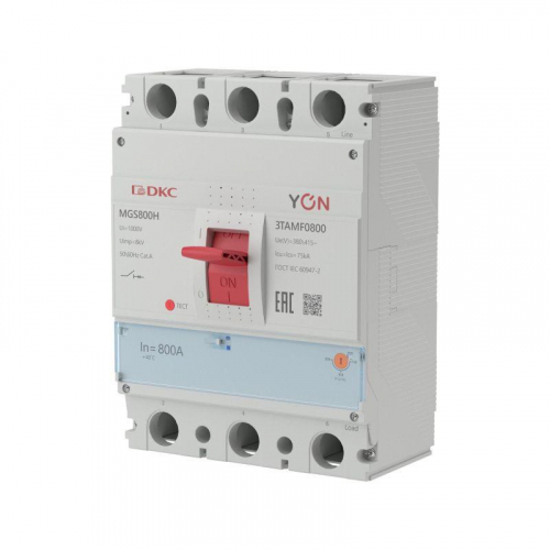MGS800H-3TAMF0800 Выключатель автоматический MGS800 3P 640-800A 75kA YON 