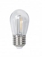 Лампа светодиодная филаментная PLED-ECO-S14 1Вт 2700К тепл. бел. CLEAR E27 для Белт-лайт JazzWay 5040625 в г. Санкт-Петербург 