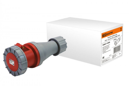SQ0611-0008 Розетка кабельная IP67 125А 3Р+РЕ+N 380В TDM