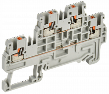 Колодка клеммная CP-ML 2 ур. 1,5мм2 серая IEK в г. Санкт-Петербург 