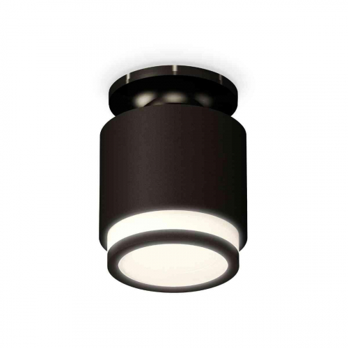 Комплект накладного светильника Ambrella light Techno Spot XS7511063 SBK/PBK/FR черный песок/черный полированный/белый матовый (N7926, C7511, N7121) в г. Санкт-Петербург 