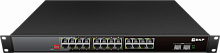 TSX-U-2GX/SFP-24GTP-R Коммутатор неуправляемый промышленный U-2GX/SFP-24GTP-R 2 порта 1000Base-X SFP 24 порта 10/100/1000Base-T(X) RJ45 c PoE монтаж в 19" стойку TSX EKF 