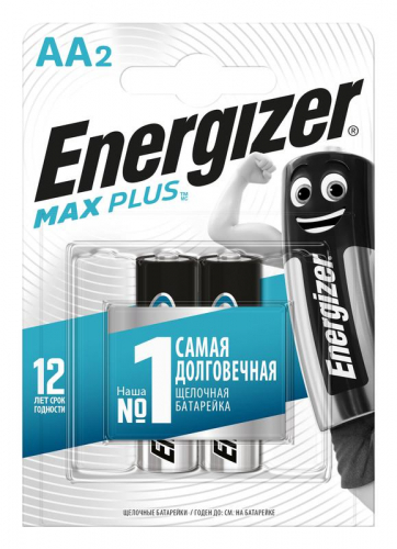 Элемент питания алкалиновый AA/LR6/316 Max Plus BL2 (блист.2шт) Energizer E301323102 в г. Санкт-Петербург 