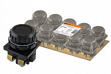 SQ0753-0008 Выключатель кнопочный КЕ 011-У2-исп.3 черный 2р 10A 660B IP40 TDM
