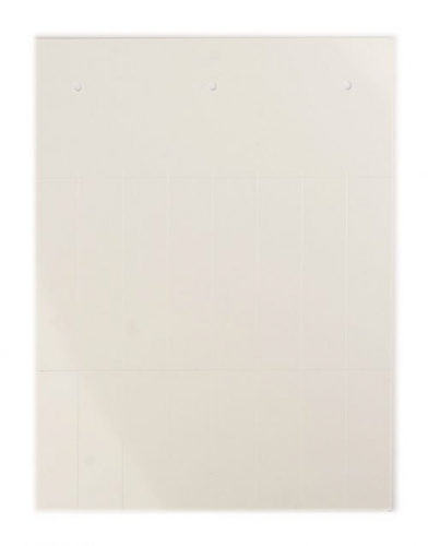TAS4915AW Табличка полужесткая клейкое основание ПВХ-0.5 бел. (уп.120шт) DKC 