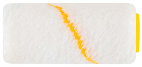 Ролик сменный полиакриловый белый с желтой полосой "миди", диам. 30/54 мм; ворс 12 мм, 100 мм в г. Санкт-Петербург  фото 6