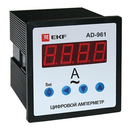Амперметр цифровой AD-961 1ф на панель 96х96 EKF ad-961 в г. Санкт-Петербург  фото 2