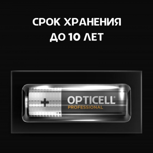 Элемент питания алкалиновый AA/LR6 (блист. 12шт) Professional Opticell 5052005 в г. Санкт-Петербург  фото 2