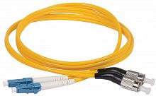 Патч-корд оптический коммутационный переходной для одномодового кабеля (SM); 9/125 (OS2); FC/UPC-LC/UPC; двойного исполнения (Duplex); LSZH (дл.3м) ITK FPC09-FCU-LCU-C2L-3M в г. Санкт-Петербург 