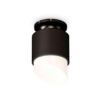 Комплект накладного светильника Ambrella light Techno Spot XS7511066 SBK/PBK/FR черный песок/черный полированный/белый матовый (N7926, C7511, N7175) в г. Санкт-Петербург 