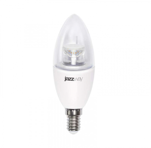 Лампа светодиодная PLED-DIM 7Вт C37 свеча 2700К тепл. бел. E14 520лм 230В диммир. JazzWay 1035349 в г. Санкт-Петербург 
