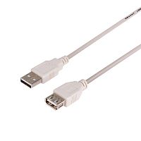 18-1114 Шнур USB 2.0 (USB А-USB A) 1.8м сер. REXANT 
