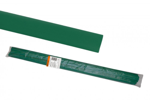 SQ0518-0225 Термоусаживаемая трубка ТУТнг 12/6 зеленая по 1м (50 м/упак) TDM