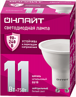90435 Лампа светодиодная 90 435 OLL-PAR16-11-230-4K-GU10 11Вт 4000К GU10 90-240В PRO ОНЛАЙТ 