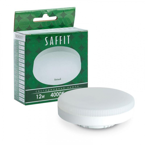 55189 Лампа светодиодная SB12 12Вт 4000К GX53 230В SAFFIT 