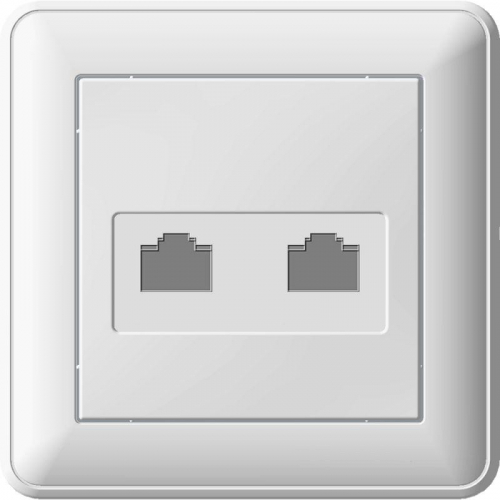 Розетка телефонная 2-м СП W59 RJ11 1А бел. SchE RSI-251TT-18(РСИ-251TT-18) в г. Санкт-Петербург 