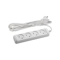 Б0028362 Удлинитель 4х3м без заземл. 10А IP20 U-4-3m-2х1 ПВС 2х1 Эра 