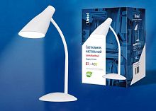 UL-00004464 Светильник настольный TLD-562 White/LED/360Lm/4500K/Dimmer 5Вт сенсор. выкл. бел. Uniel 