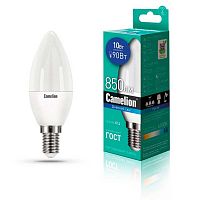 Лампа светодиодная Camelion E14 10W 6500K LED10-C35/865/E14 13563 в г. Санкт-Петербург 