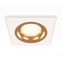 Комплект встраиваемого светильника Ambrella light Techno Spot XC7631005 SWH/PYG белый песок/золото желтое полированное (C7631, N7014) в г. Санкт-Петербург 