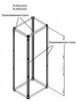 Профиль каркаса шкафа H=1800мм (уп.4шт) ABB 1STQ007033A0000 в г. Санкт-Петербург 