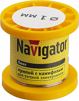 Припой 93 076 NEM-Pos02-61K-1-K50 (ПОС-61; катушка; 1мм; 50 г) Navigator 93076 в г. Санкт-Петербург 