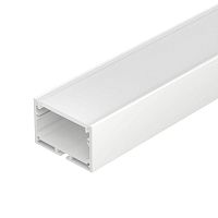 036304 Профиль SL-LINE-4932-2500 WHITE+OPAL L2500 с экраном алюм. Arlight 
