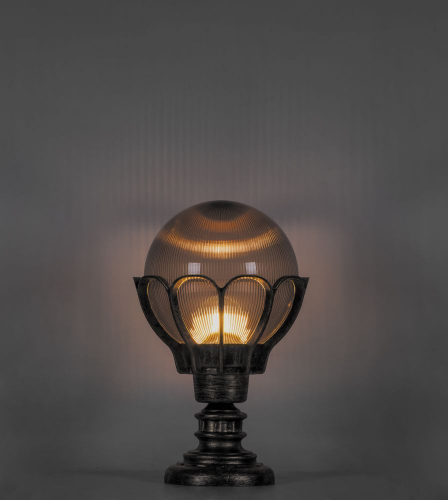 Светильник садово-парковый Feron PL5054 шар на постамент 100W E27 230V, черное золото 11556 в г. Санкт-Петербург  фото 2