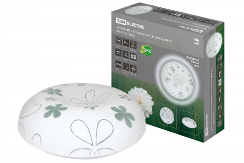 SQ0329-0165 Светильник светодиодный LED СПС 02 22Вт 4000К D35см, Лето TDM