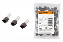 SQ0521-0006 Наконечник штыревой втулочный изолированный (двойной) НШвИ (2) 1.5х8 (100 шт) TDM
